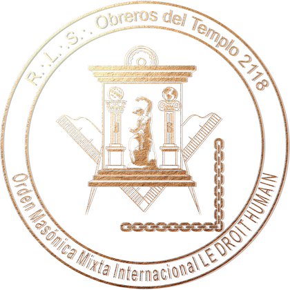 Sello de la Respetable Logia Simbólica Obreros del Templo N.º 2118